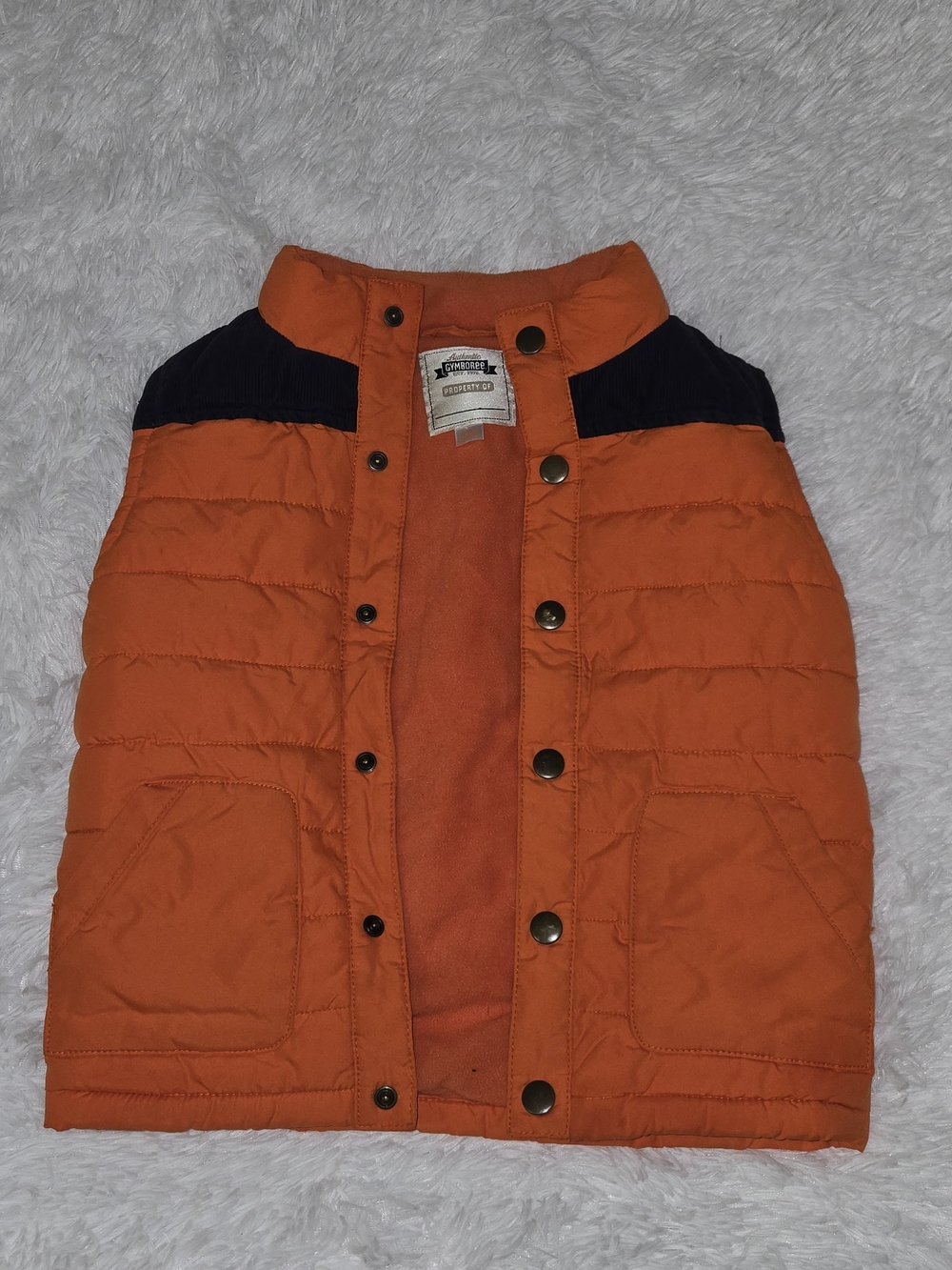Gymboree Toddler Orange Vest